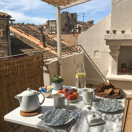 Sous Les Toits - Terrasse Proche Des Arenes